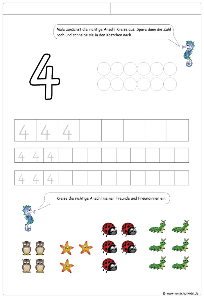 Zahlen – Vorschulkids