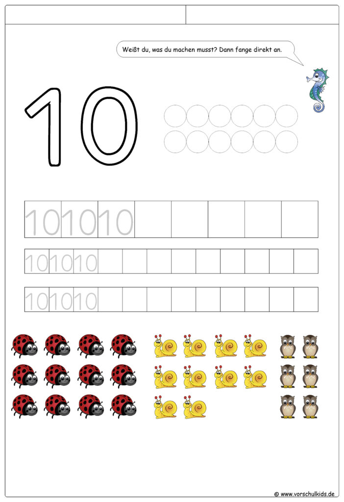 Zahlen – Vorschulkids